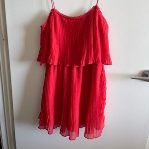 Zara red mini dress